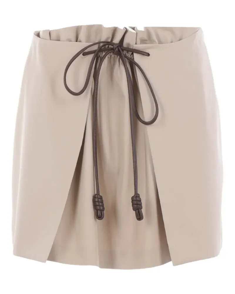 Loewe Faltenrock mit Kordelzug - Nude Nude