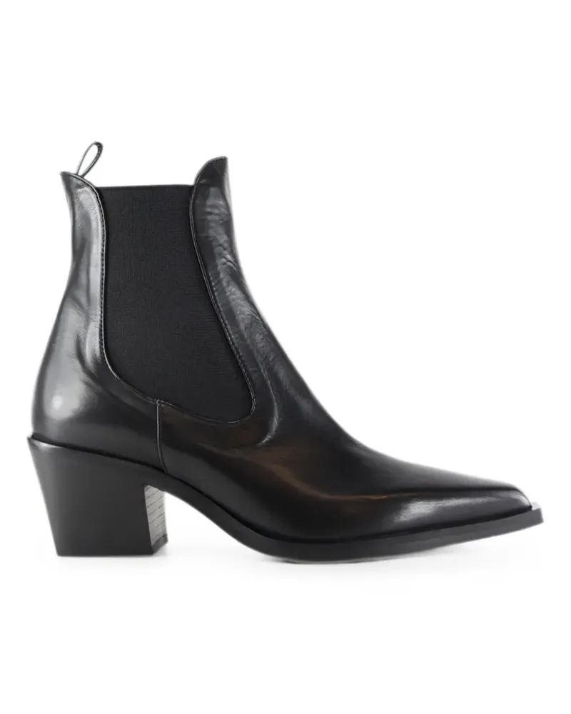 NOTABENE Luna pointed-toe boots - Schwarz Schwarz