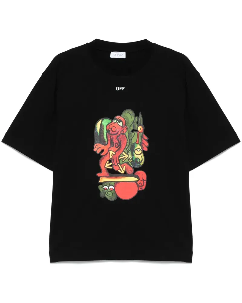 OFF-WHITE Nana Arrow Skate T-Shirt - Schwarz Schwarz