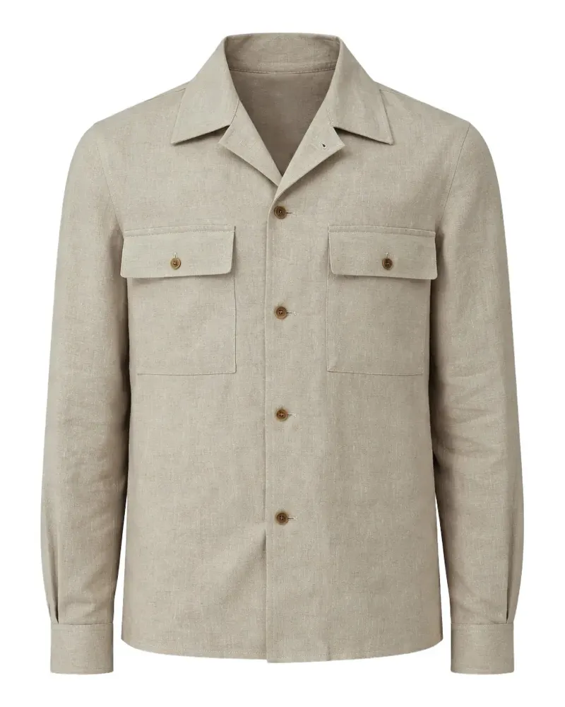 Briglia 1949 button-up shirt - Nude Nude