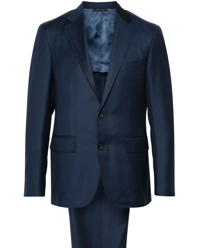 Canali Einreihiger Anzug - Blau Blau