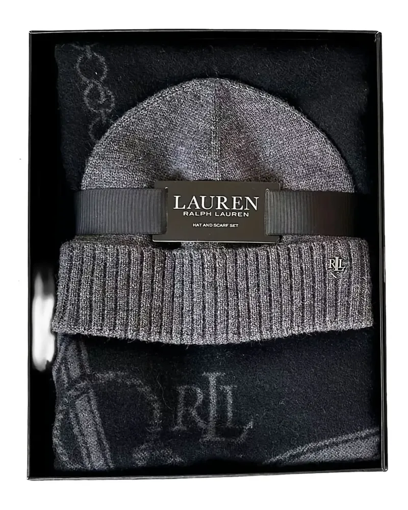 Ralph Lauren logo-detail scarf (set of two) - Grau Grau