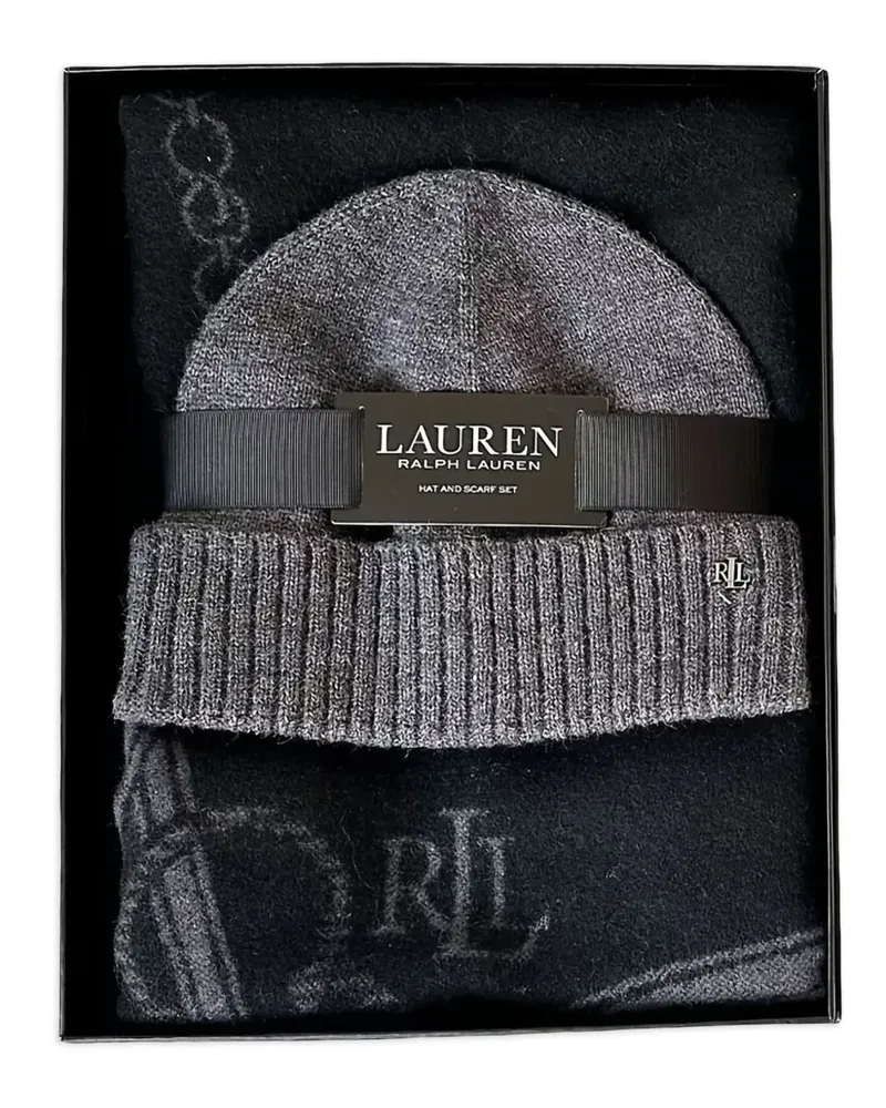 Ralph Lauren logo-detail scarf (set of two) - Grau Grau