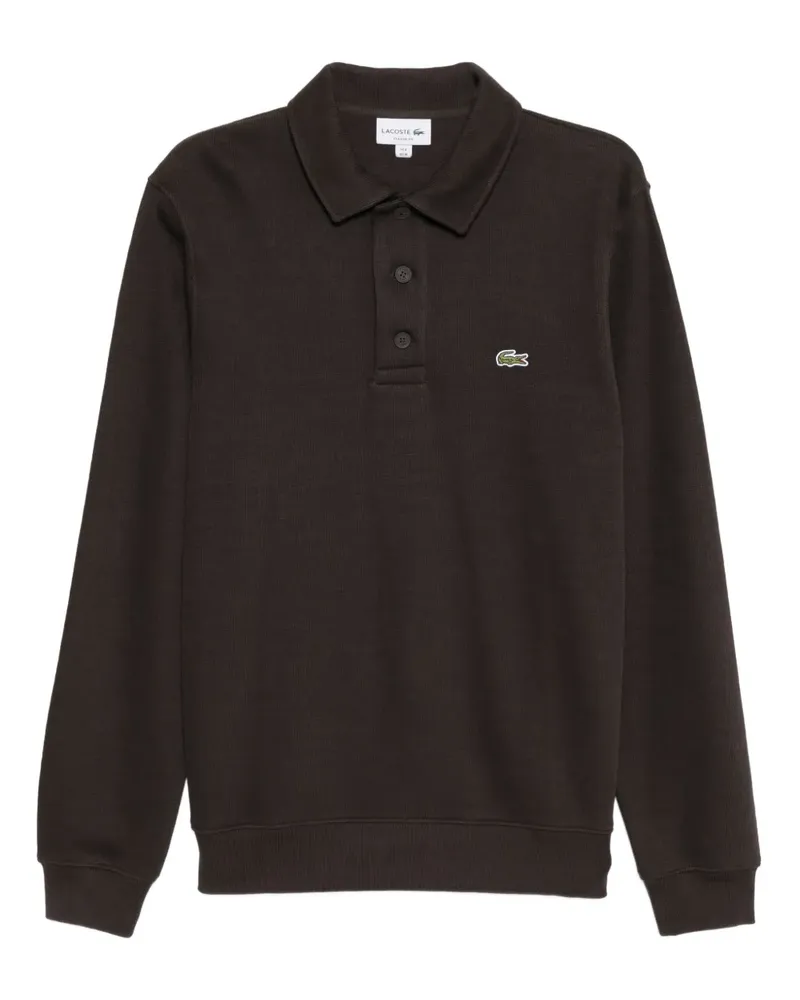 Lacoste Poloshirt mit Logo-Stickerei - Braun Braun