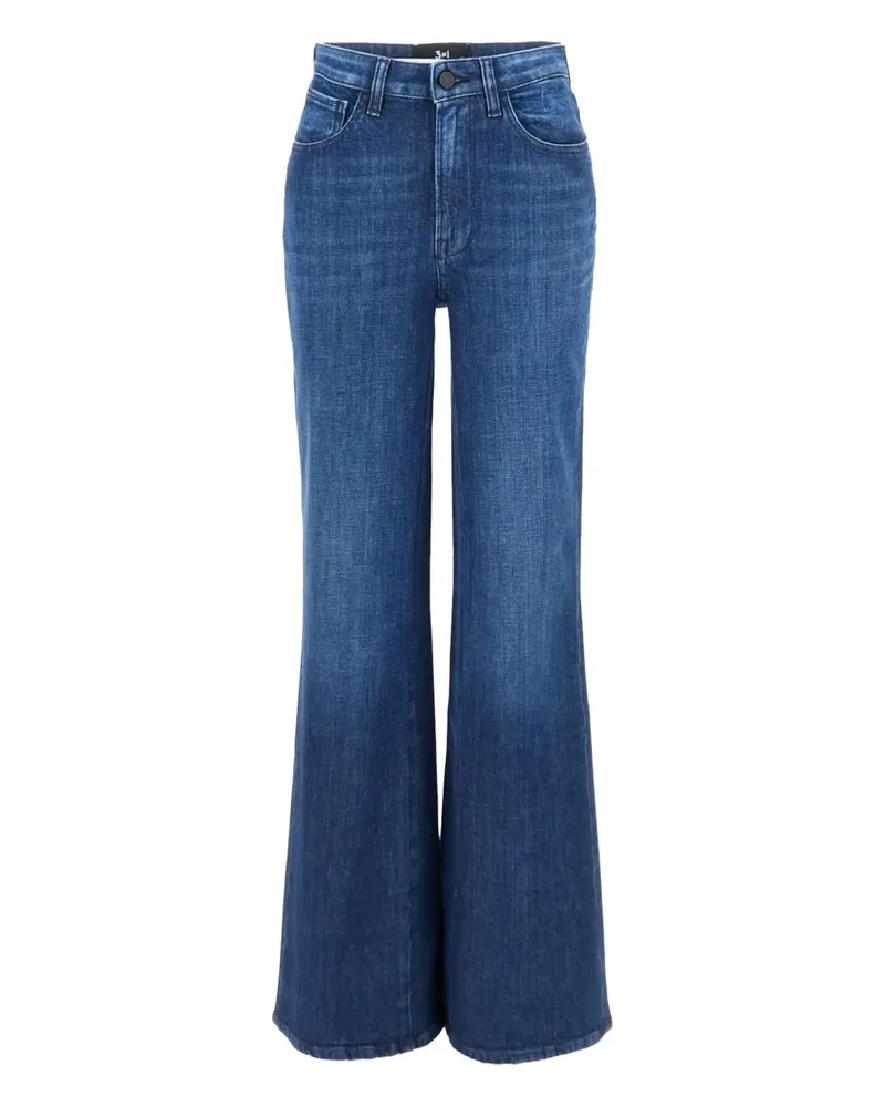 3x1 Schlagjeans im Five-Pocket-Design - BLUE AND GREEN Blue