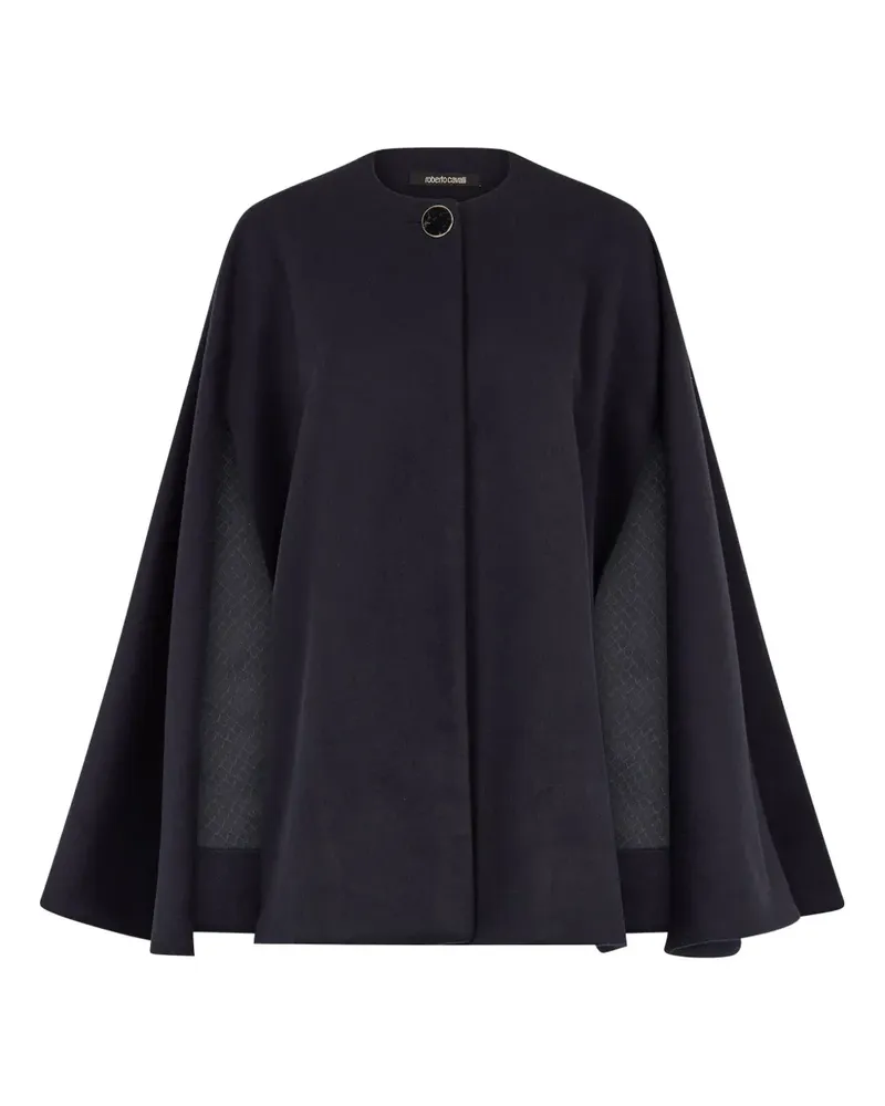 Roberto Cavalli Cape aus Kaschmirgemisch - Schwarz Schwarz