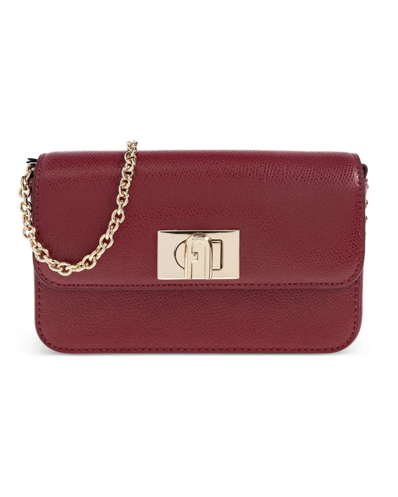 Furla Mini 1927 Umhängetasche mit Kettenriemen - Rot Rot