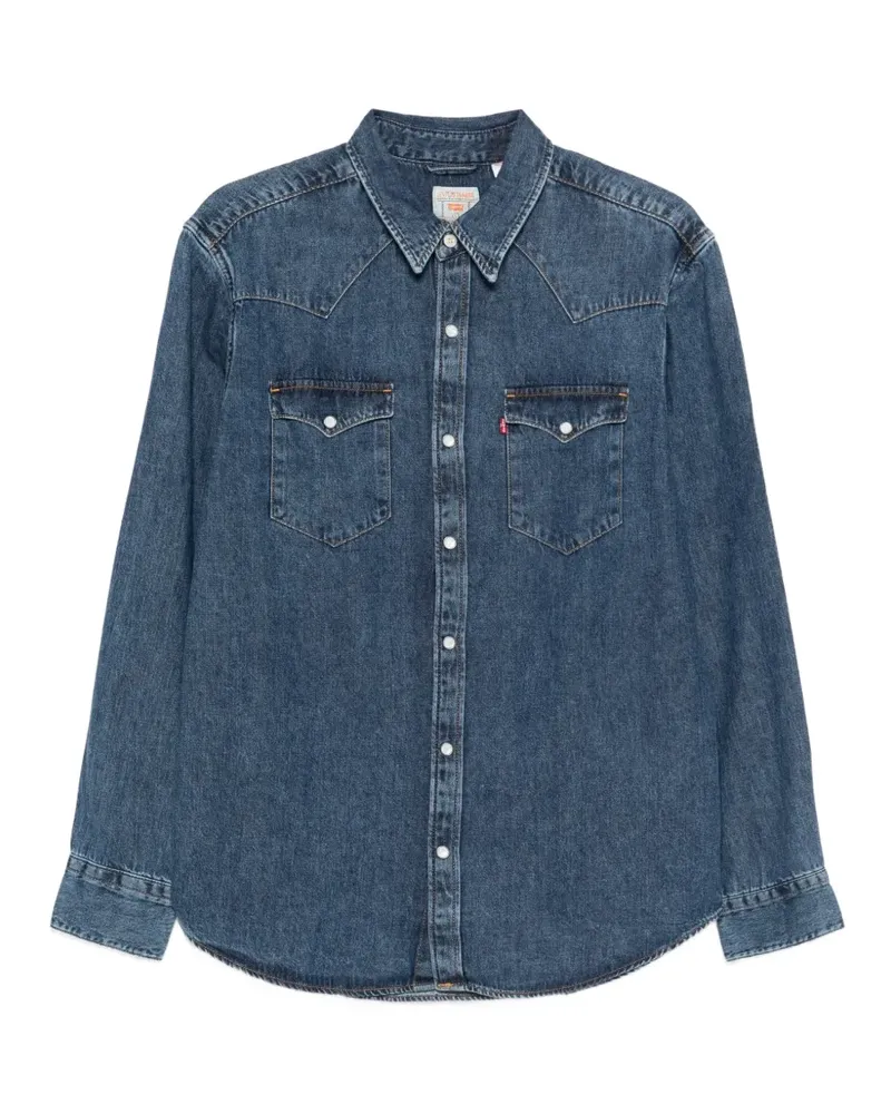 Levi's Barstow Jeanshemd im Western-Look - Blau Blau