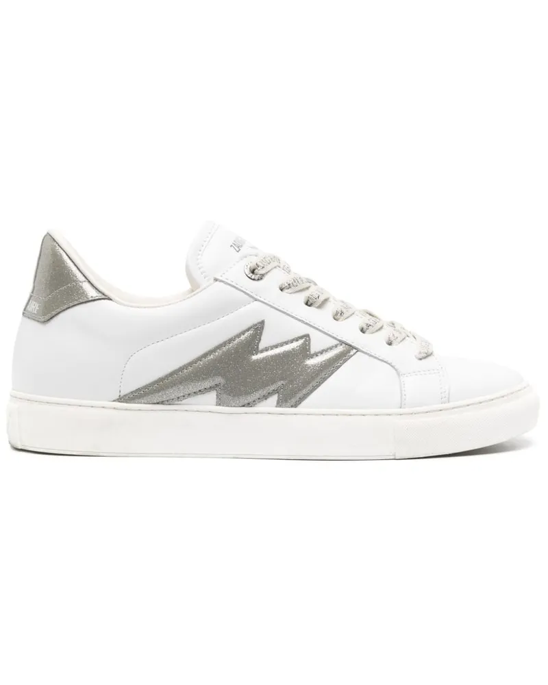 Zadig & Voltaire ZV1747 La Flash Sneakers - Weiß Weiß