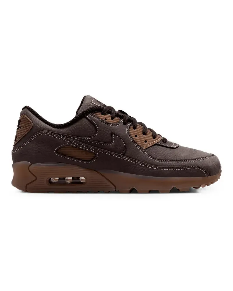 Nike Air Max 90 Sneakers mit Kontrastnähten - Braun Braun