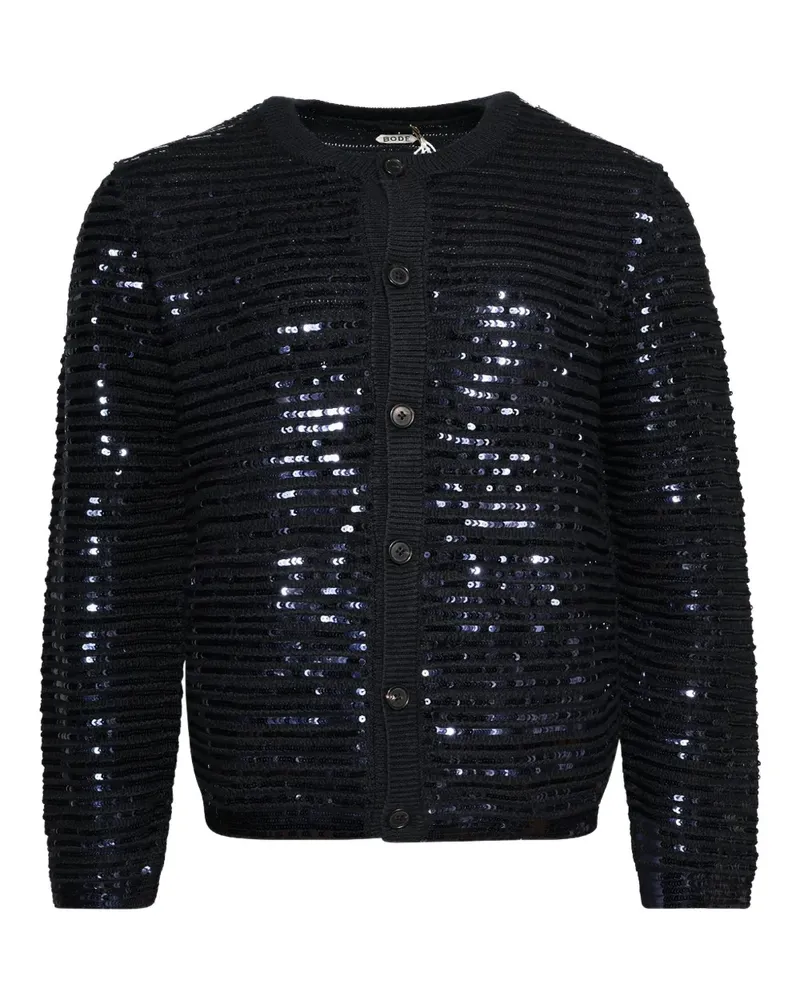 BODE Cardigan mit Pailletten - Schwarz Schwarz