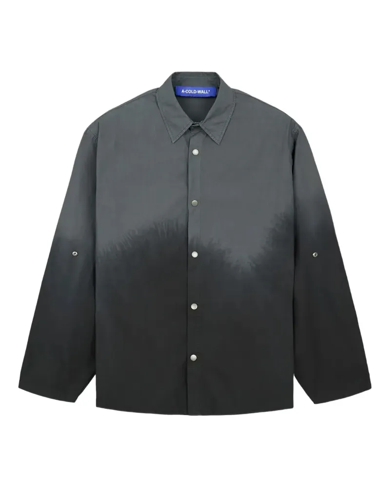 ACW* ombré cotton shirt - Grau Grau