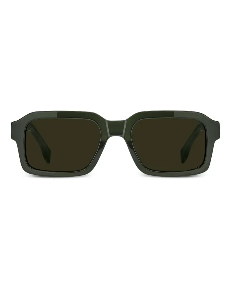 HUGO BOSS Sonnenbrille mit eckigem Gestell - Grün Grün
