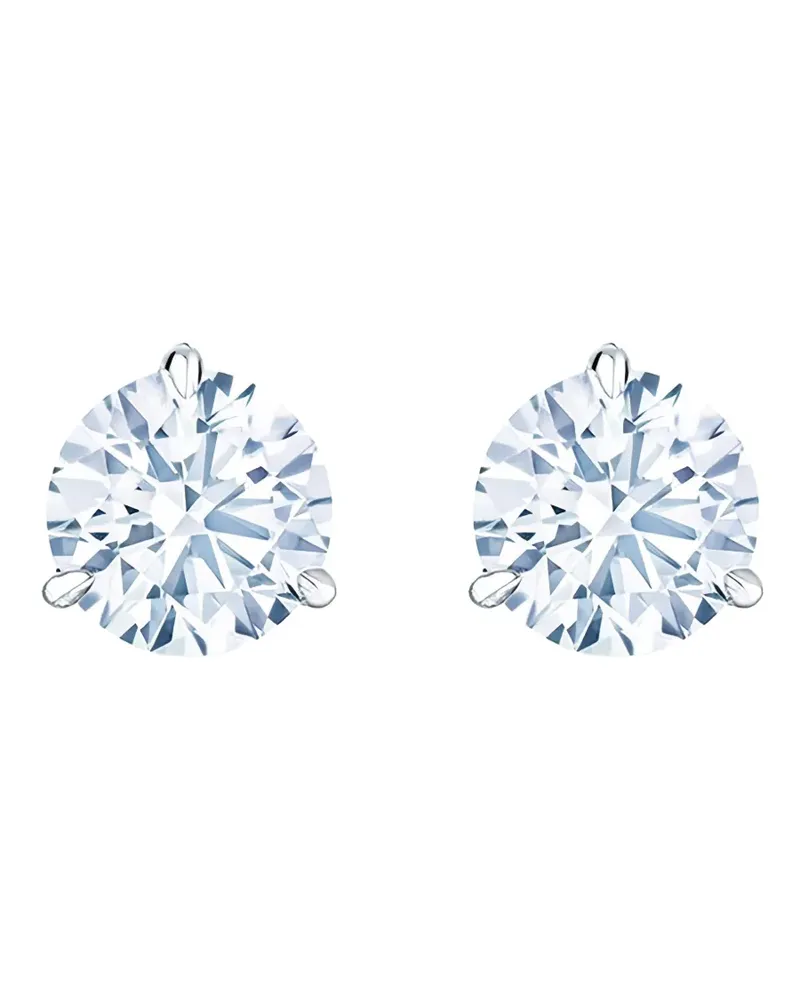 KWIAT Ohrstecker mit rundem Diamanten - Silber Silber