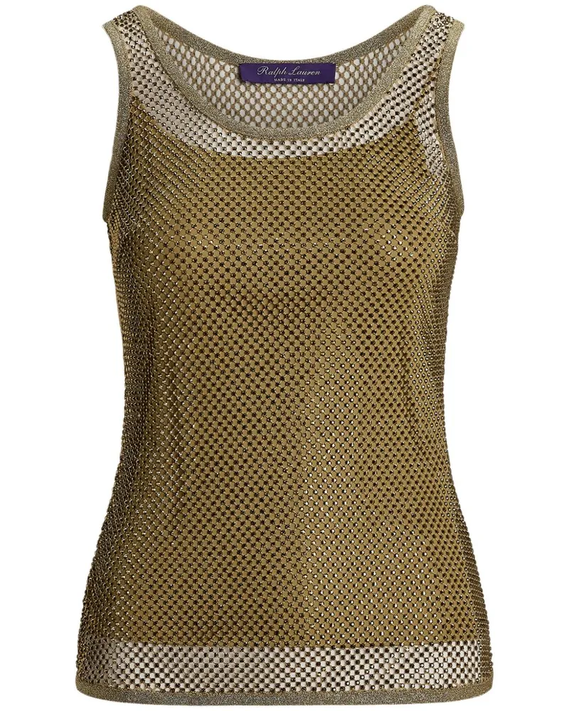 Ralph Lauren Katai Tanktop aus Mesh Gold