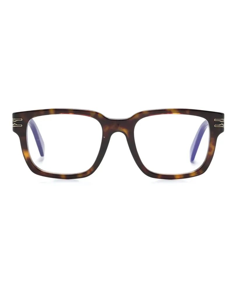 Bulgari B.zero1 Brille mit eckigem Gestell - Braun Braun