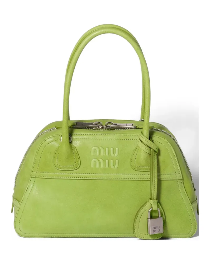 Miu Miu Vivant nappa leather bag - Grün Grün