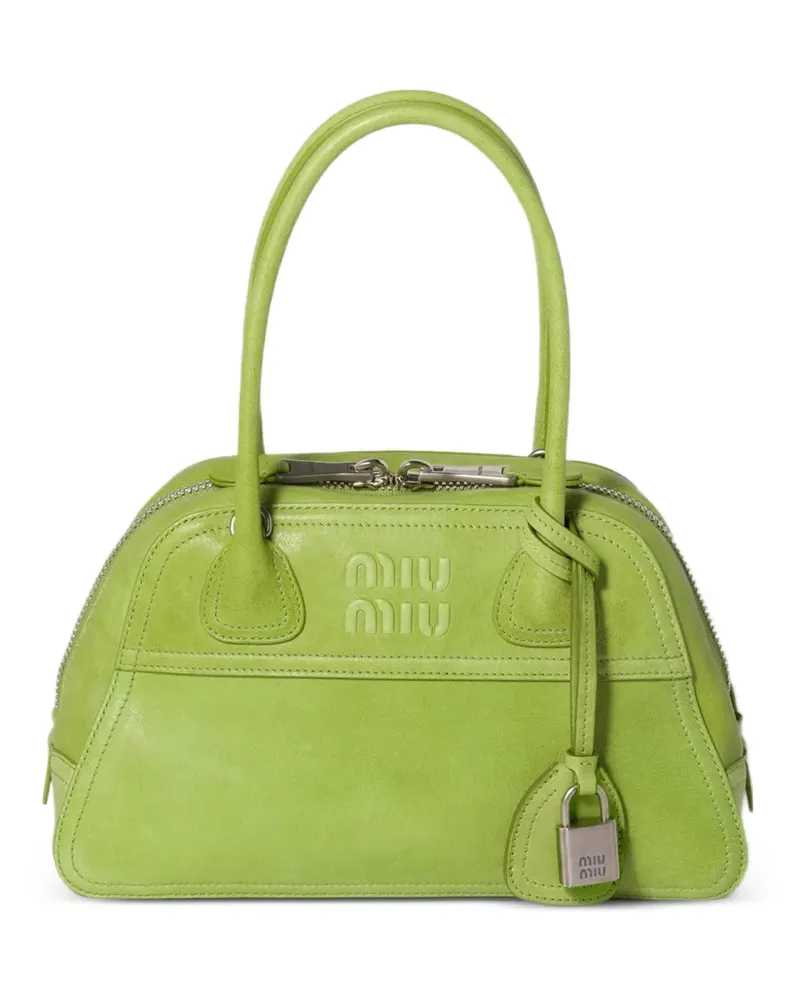 Miu Miu Vivant nappa leather bag - Grün Grün