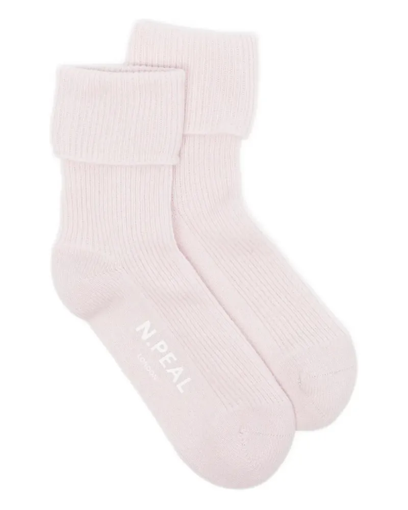N.Peal Bed Socken - Rosa Rosa