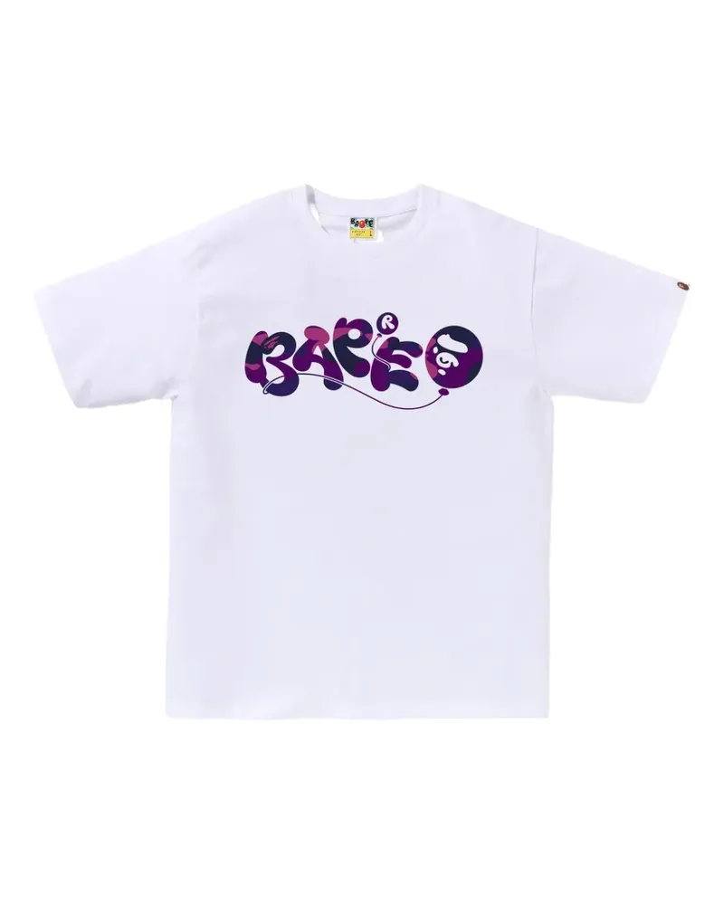BAPE graphic-print T-shirt - Weiß Weiß