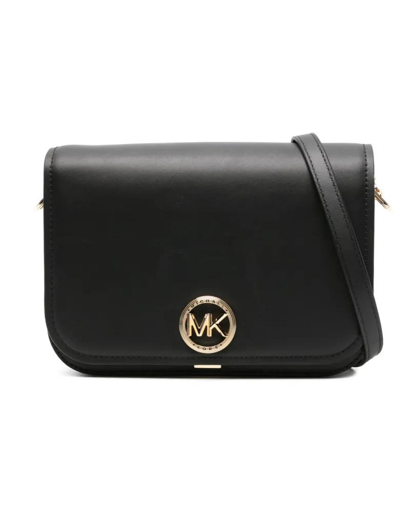 Michael Kors Mittelgroße Delancey Tasche - Schwarz Schwarz