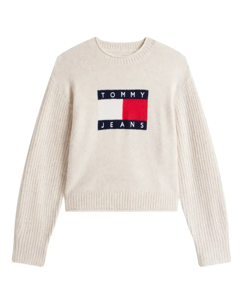 Tommy Hilfiger Pullover mit Logo-Motiv - Nude Nude