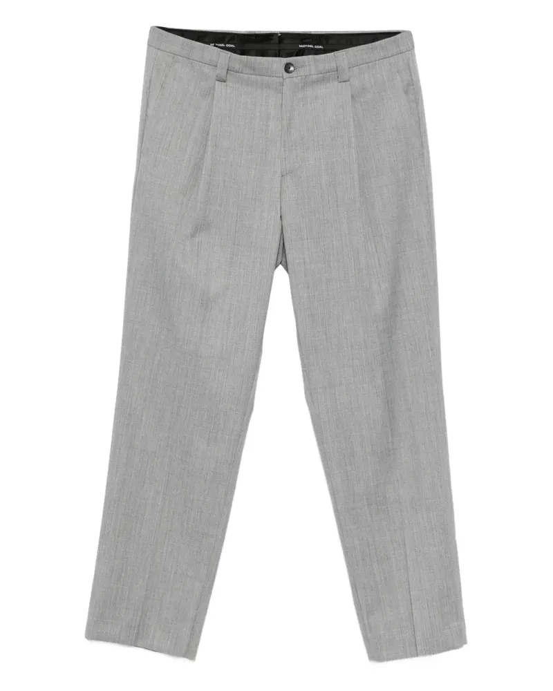 MICHAEL COAL pleated trousers - Grau Grau