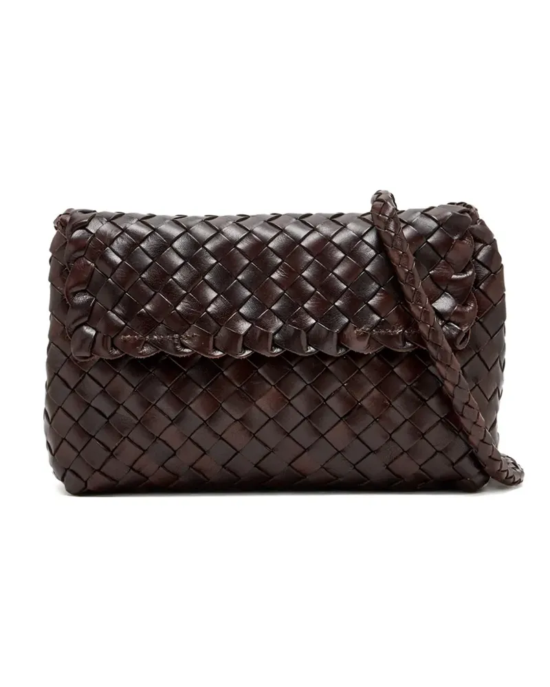 Loeffler Randall Vinnie woven cross body bag - Braun Braun