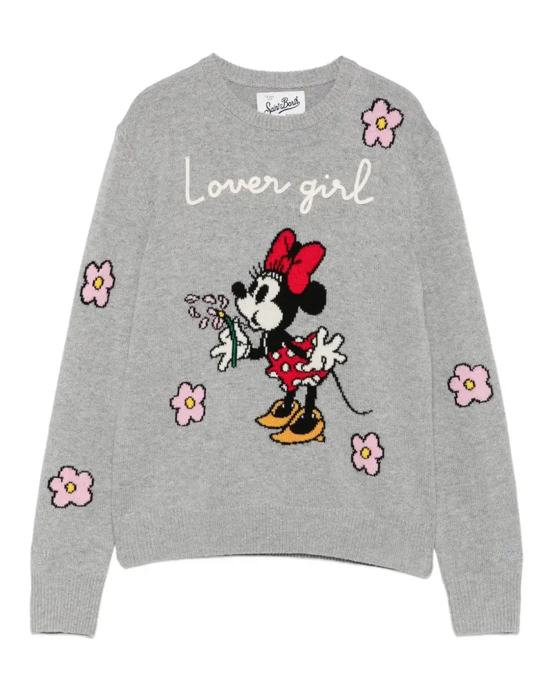 MC2 Saint Barth Minnie Mouse intarsia-knit sweater - Grau Grau