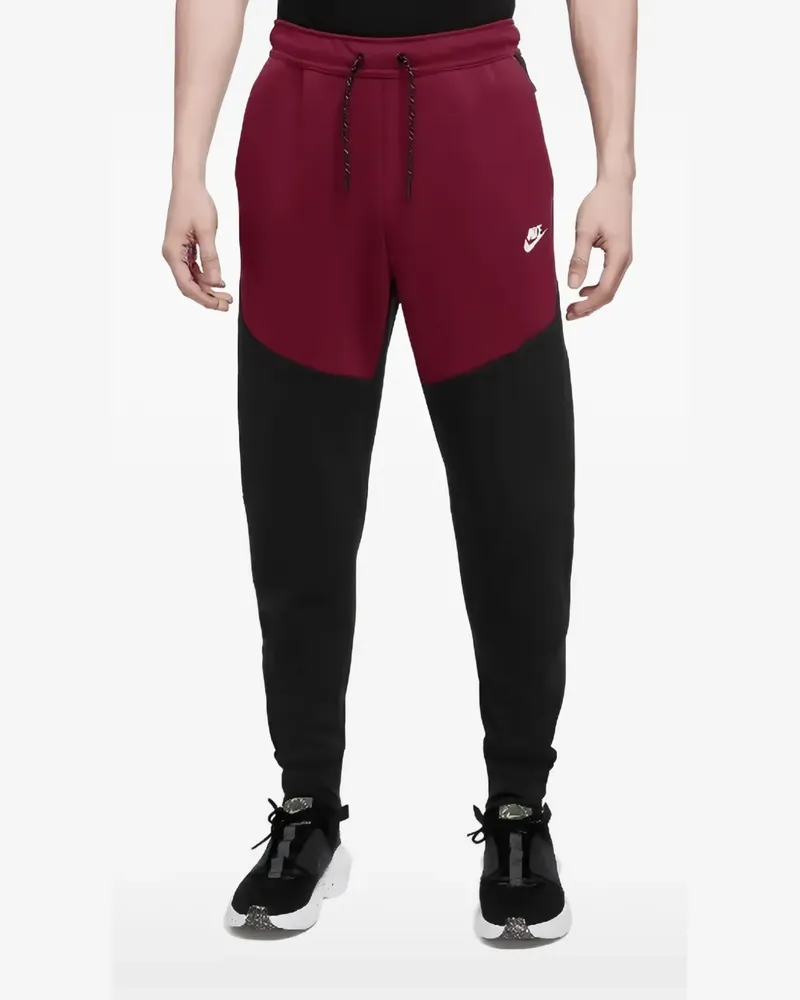 Nike Jogginghose mit Tech Fleece-Einsätzen - Rot Rot