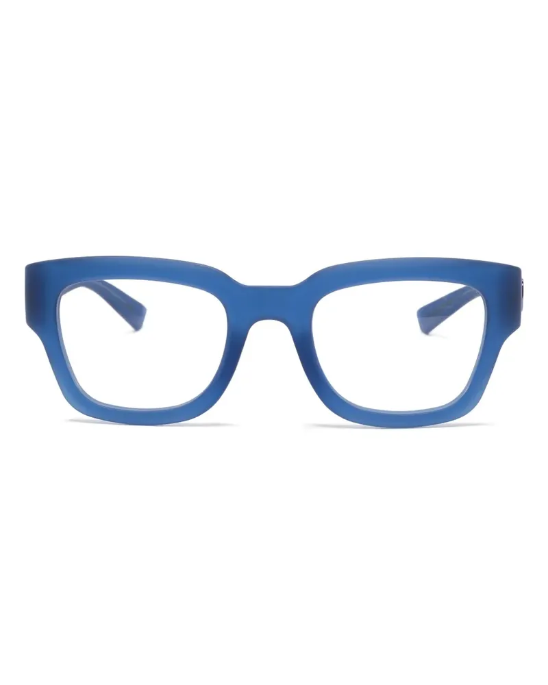 Gucci Brille mit eckigem Gestell - Blau Blau