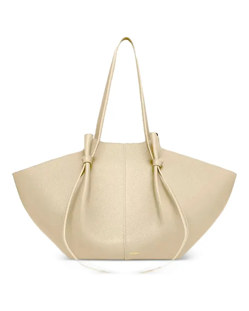 YUZEFI Große Mochi Tote Bag mit Knoten - Nude Nude