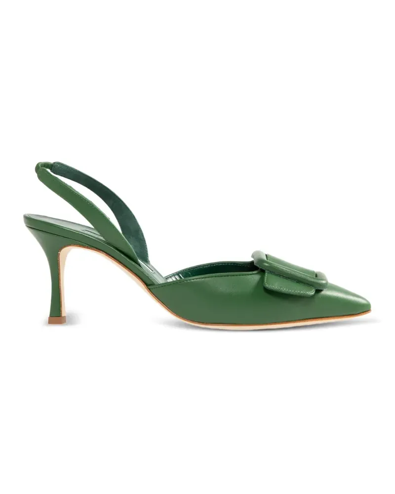 Manolo Blahnik Maysale Slingback-Pumps - Grün Grün