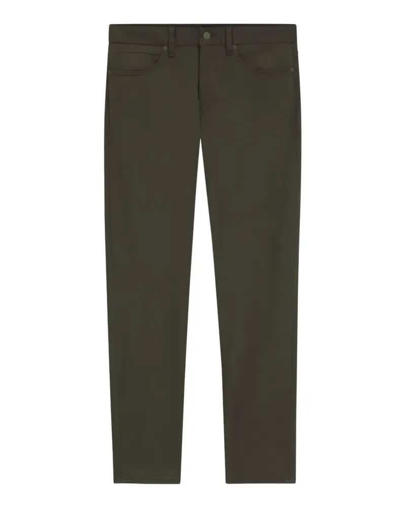 HUGO BOSS Schmale Delaware Twill-Hose - Grün Grün