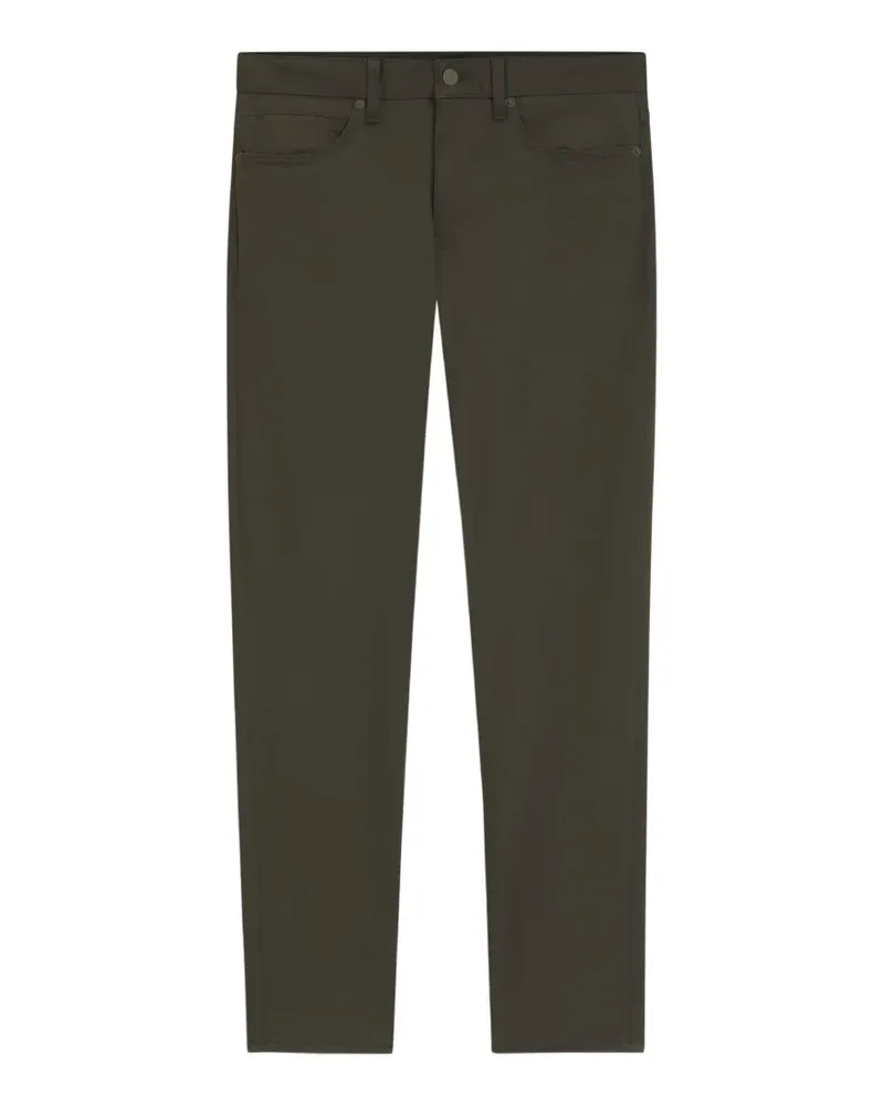 HUGO BOSS Schmale Delaware Twill-Hose - Grün Grün