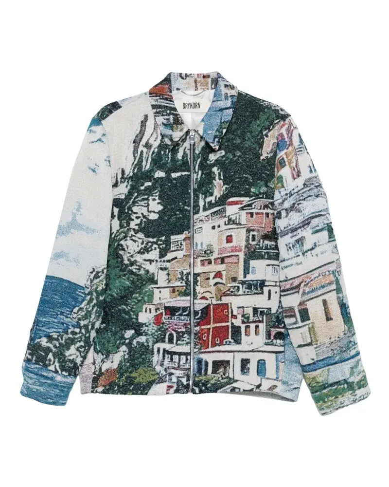 Drykorn Jottar jacquard jacket - Grün Grün