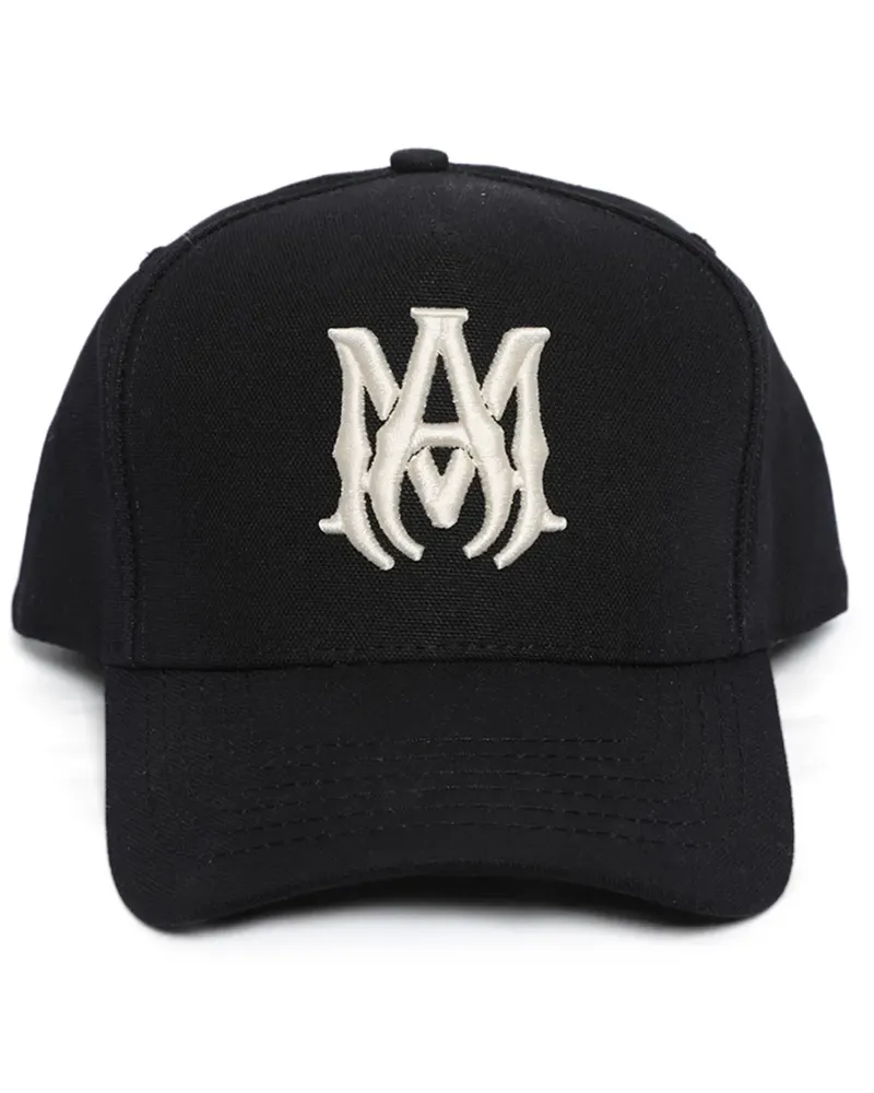 Amiri Baseballkappe mit Logo-Stickerei - Schwarz Schwarz