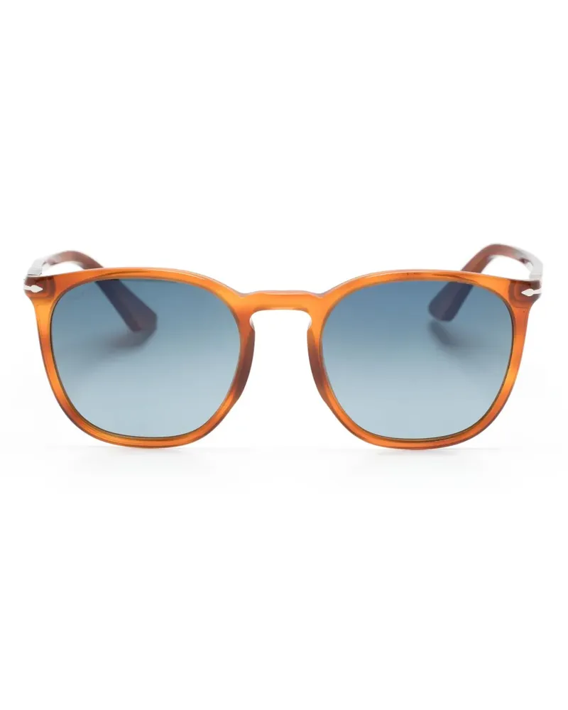 Persol Runde PO3316S Sonnenbrille - Orange Orange