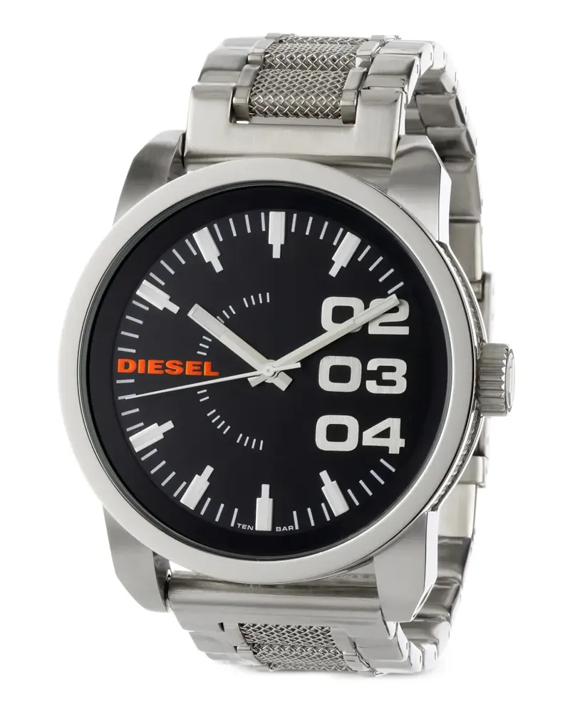 Diesel Armbanduhr mit Logo-Detail 46mm - Schwarz Schwarz