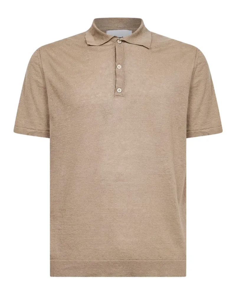 Costumein Putri buttoned polo shirt - Nude Nude