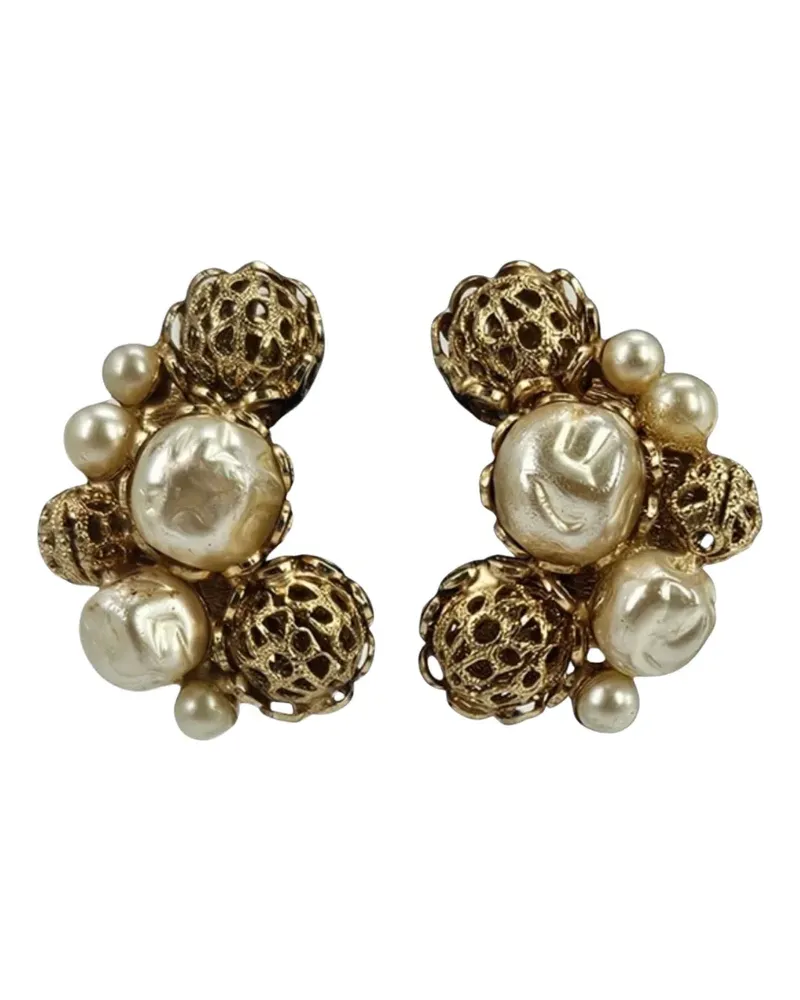 Madison clip-on earrings - Gold Gold