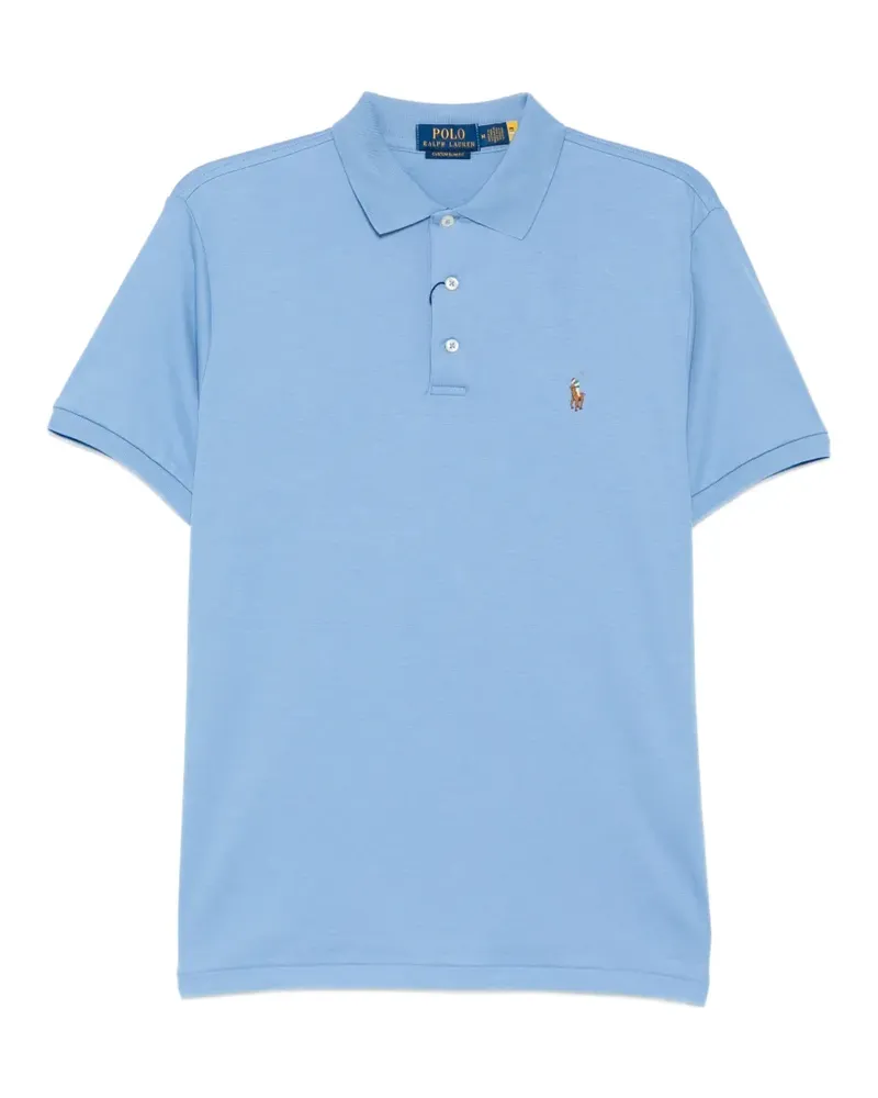Ralph Lauren logo-embroidered polo shirt - Blau Blau
