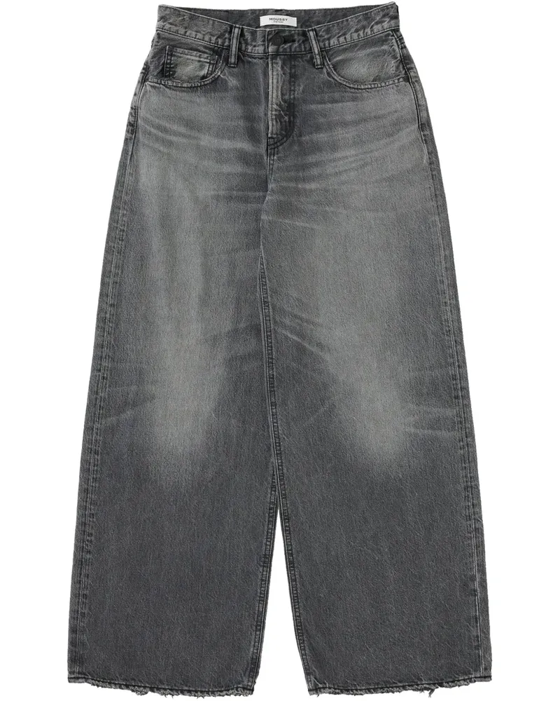 MOUSSY Jeans mit weitem Bein - Schwarz Schwarz