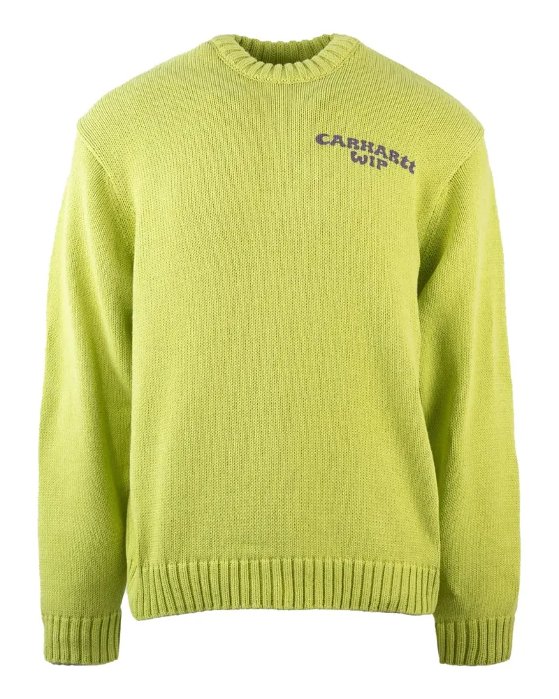 Carhartt WIP Helix Pullover mit Logo-Print - Grün Grün