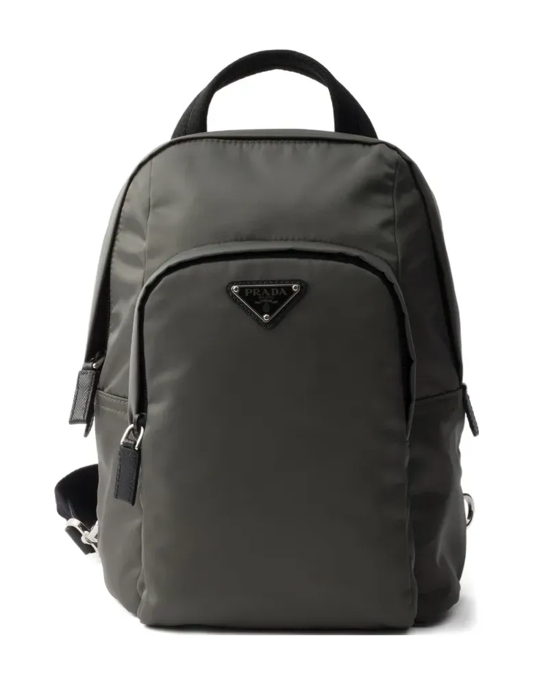 Prada Gepolsterter Rucksack aus Re-Nylon - Grün Grün