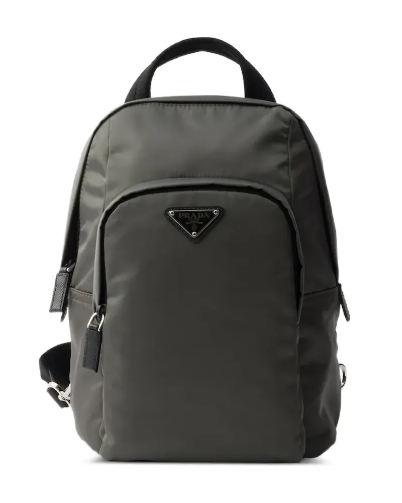Prada Gepolsterter Rucksack aus Re-Nylon - Grün Grün