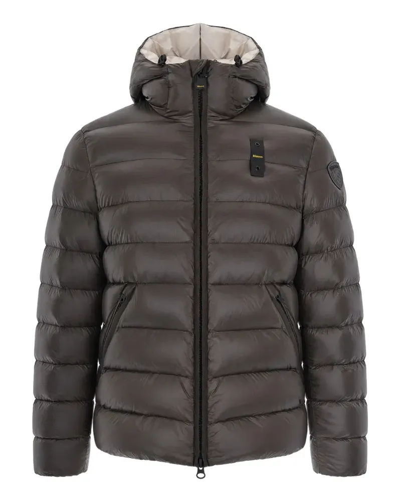 Blauer Adams hooded quilted jacket - Braun Braun