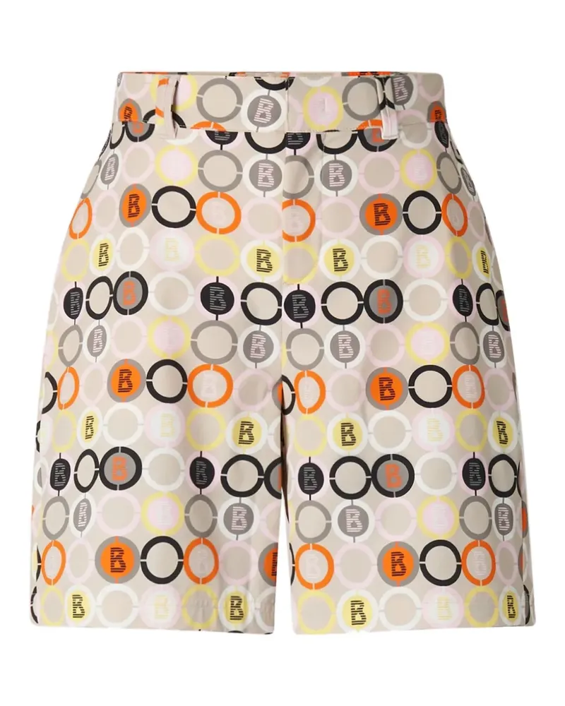 Bogner Eleni Shorts mit Logo-Print - Nude Nude