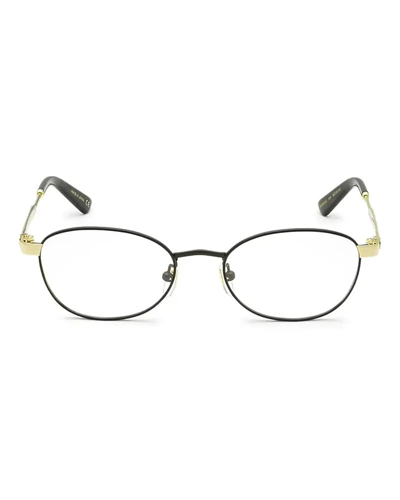 Gucci Brille mit rundem Gestell - Schwarz Schwarz