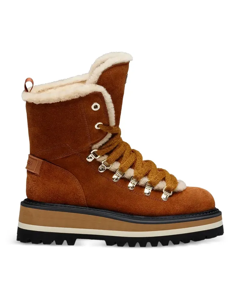 Bogner Stiefel mit Schnürung - Braun Braun